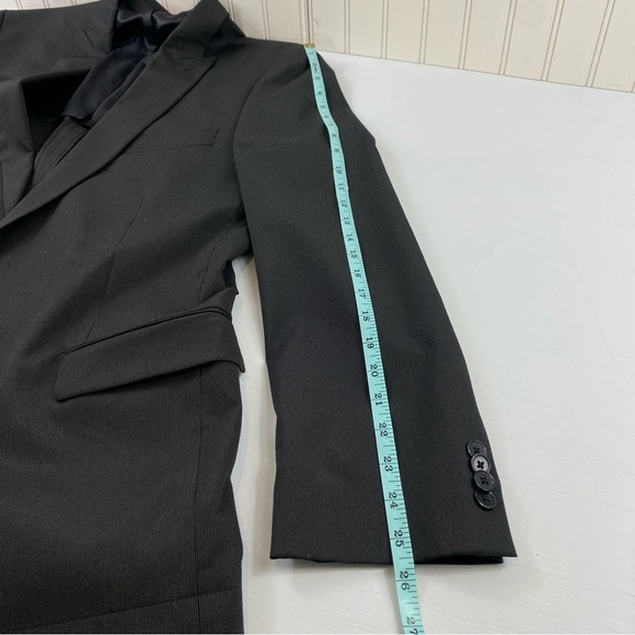 John Varvatos Men’s Gray Poly-Blend Two Button Sport Coat Suit Jacket Sz 44L - Picture 9 of 16